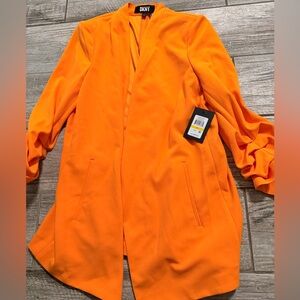 DKNY Vibrant Orange Blazer